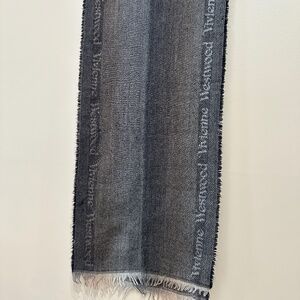 Vivienne Westwood Rectangular Scarf 100% Wool